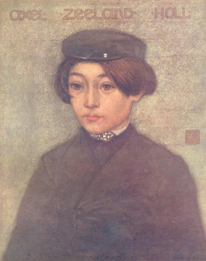 NETHERLANDS. Zeeland. A boy of Axel 1904 old antique vintage print picture